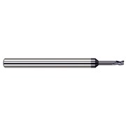 HARVEY TOOL End Mill for High Temp Alloys - Square 0.0200" (.5 mm) Cutter DIA x 0.0300" Length of Cut 791320-C6